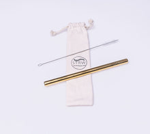 Load image into Gallery viewer, Reusable Smoothie/Boba Stainless Steel Straw