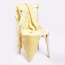 Load image into Gallery viewer, Eco-friendly Blanket Throw - Yellow