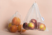 Load image into Gallery viewer, Compostable produce bag in peach