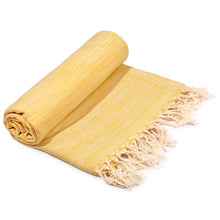 Load image into Gallery viewer, Eco-friendly Ultra Soft Marbled Turkish Towel - Yellow