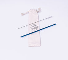 Load image into Gallery viewer, Reusable Straight Stainless Steel Straw