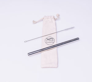 Reusable Smoothie/Boba Stainless Steel Straw