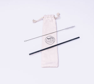 Reusable Straight Stainless Steel Straw