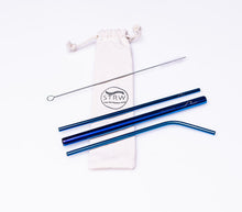 Load image into Gallery viewer, Reusable Steel Straw Variety 3-in-1 Pack
