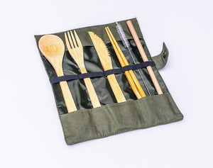 Portable Bamboo Cutlery Set