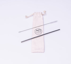 Reusable Straight Stainless Steel Straw