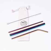 Load image into Gallery viewer, Reusable Steel Straw Variety 3-in-1 Pack
