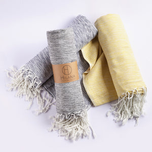 Eco-friendly Blanket Throw - Yellow